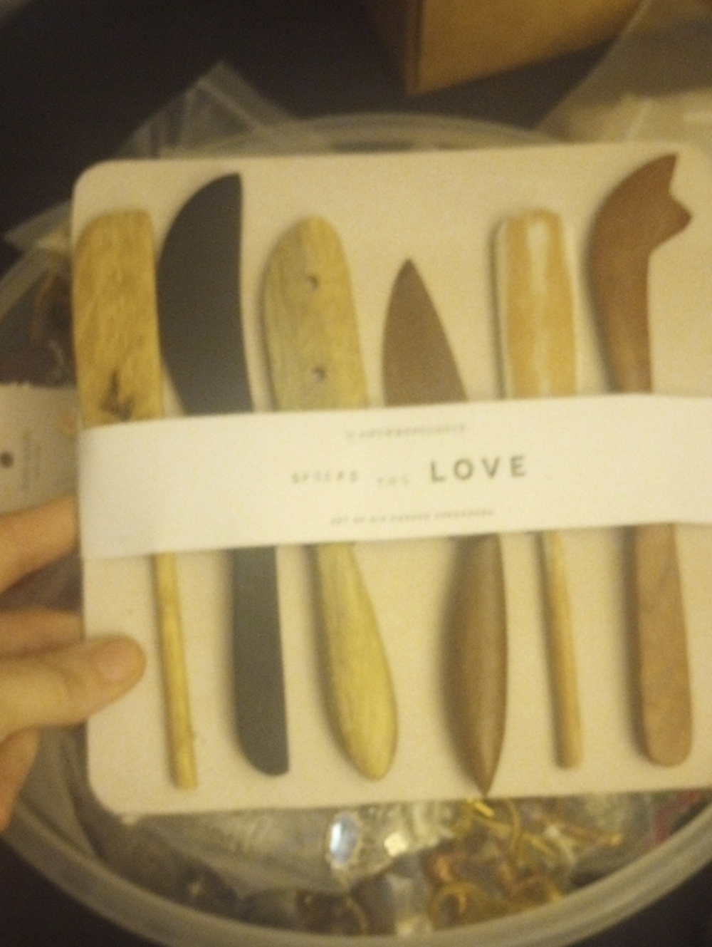 Spread The Love Wooden Cheese Spreaders , New